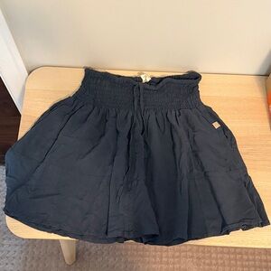 Elegant Grey A-Line Skirt